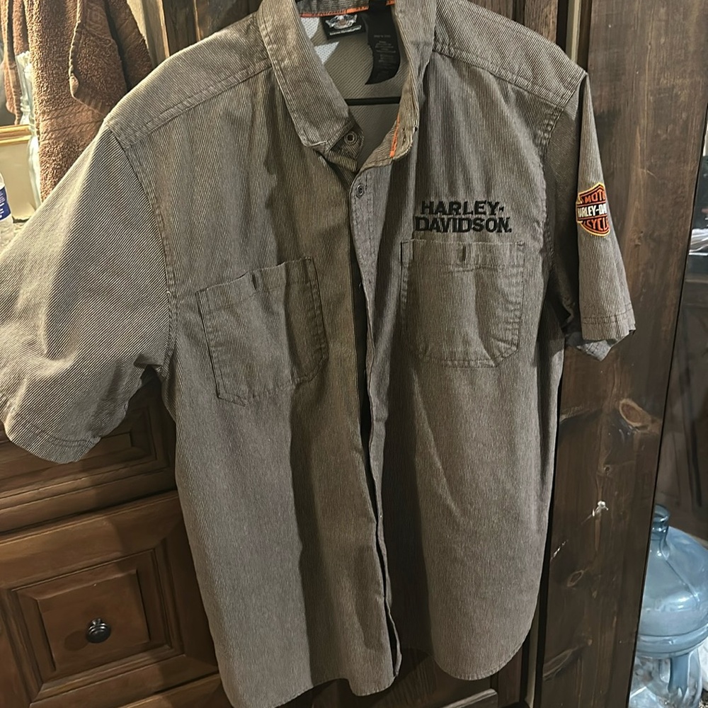 Men’s Harley Davidson button up